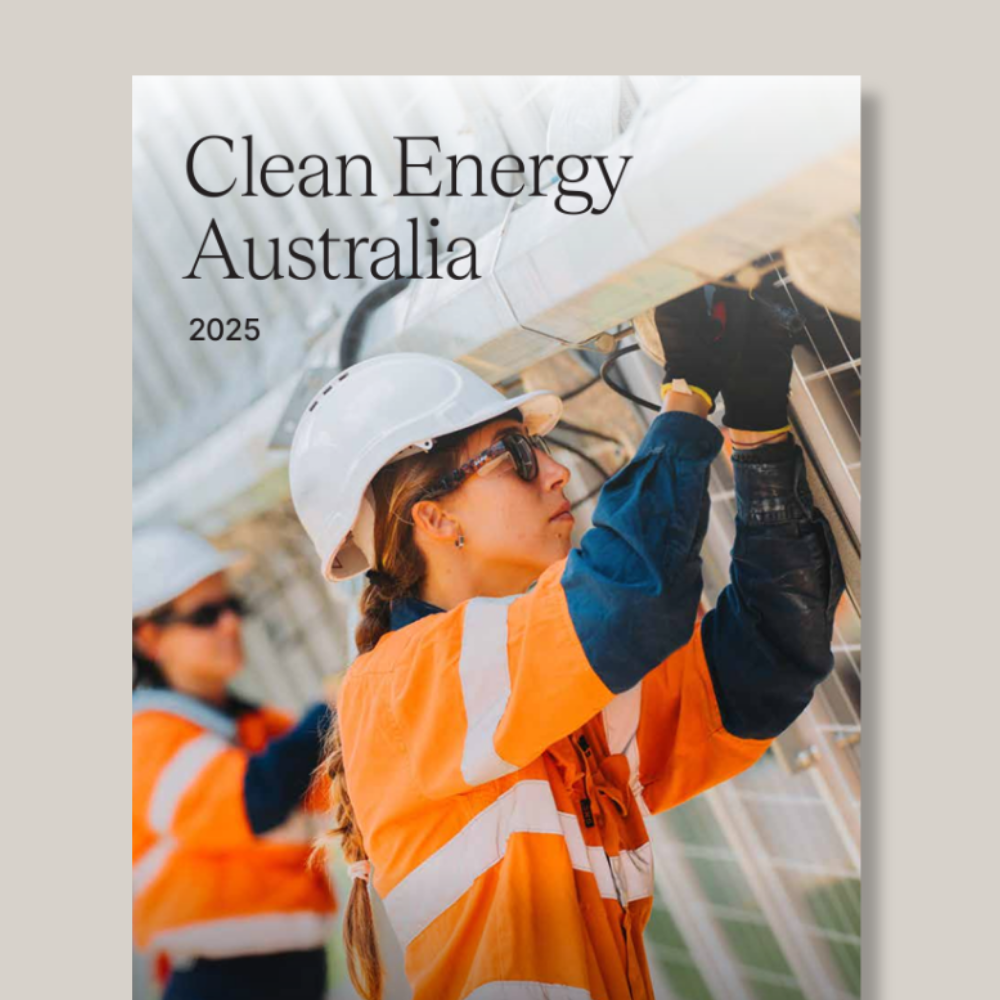 <p>Clean Energy Australia report</p>